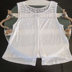 Abercrombie & Fitch crochet tank sz S